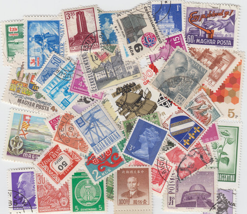 Worldwide Postage Stamp Packet - 300 Different Used Worldwide Postage Stamp Packet - 300 Different Used