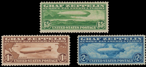 1930 Graf Zeppelin Issue FVF Mint OG Set