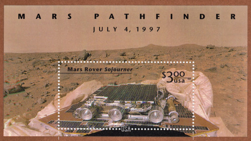 1997 $3 Mars Pathfinder Souvenir Sheet