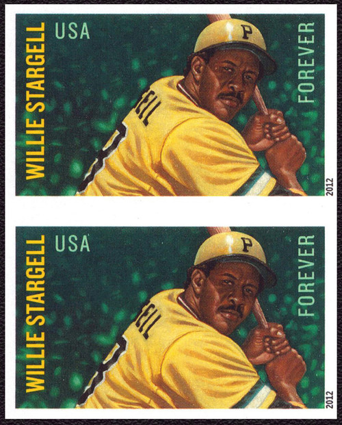 US # 4696a - (45¢) Baseball All-Stars - Willie Stargell Imperf Vertical Stamp Pair