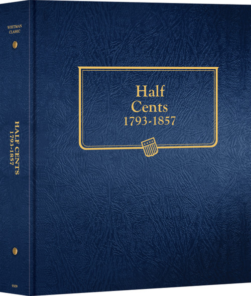 Whitman Classic® Coin Album  - U.S. Half Cents: 1793-1857 (P Mint)