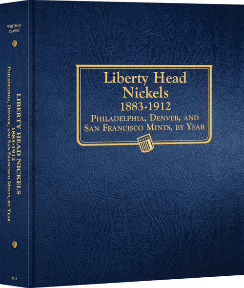 H.E. Harris® Coin Folder - Liberty Head (V) Nickels: 1883-1912
