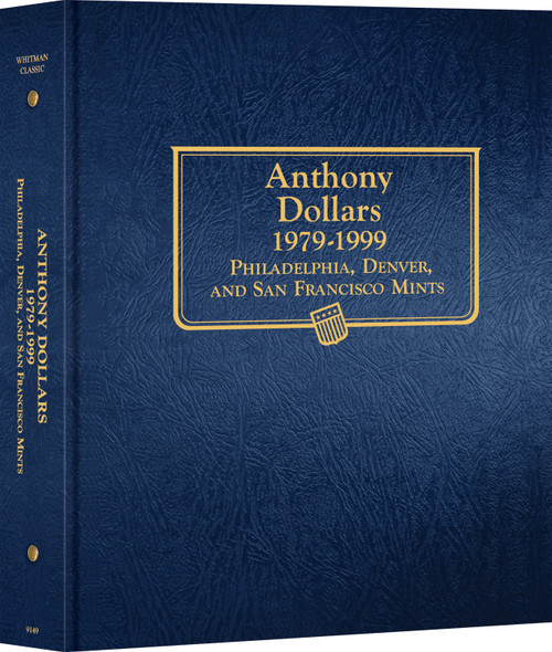 Whitman Classic® Coin Album  - Susan B. Anthony Dollars: 1979-1999 (P, D, and S Mints)