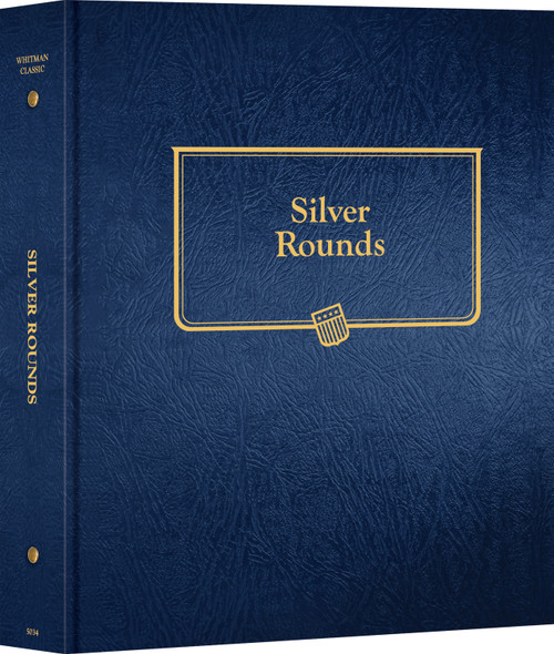 Whitman Classic® Coin Album – Silver Rounds: Plain, No Dates (Includes Blank Pages)