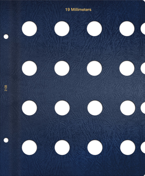 Whitman Classic® Coin Album Blank Page – 19mm: Plain, No Dates Whitman Classic® Coin Album Blank Page – 19mm: Plain, No Dates