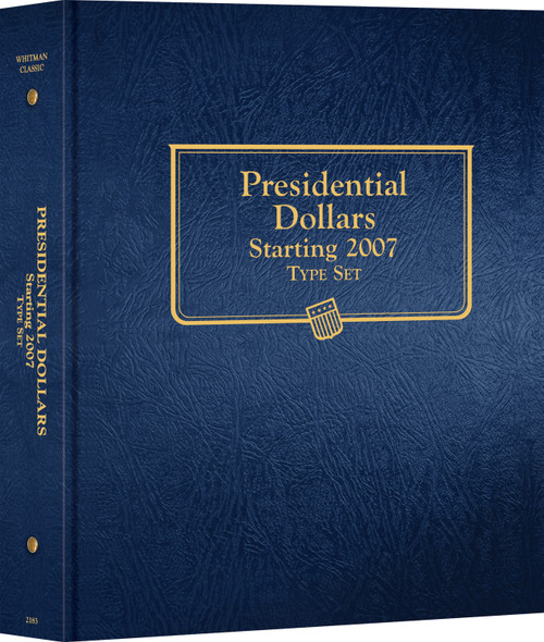Whitman Classic® Coin Album  - U.S. Presidential Dollars: Starting 2007 (Single Mint)