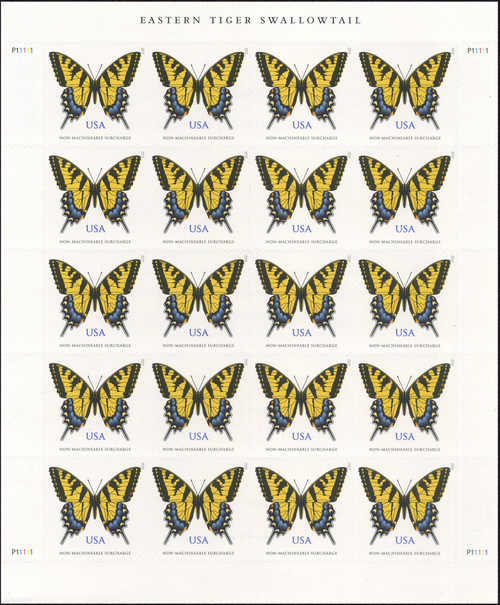 2015 (71¢) Eastern Tiger Swallowtail Butterfly Mint Sheet of 20 Stamps