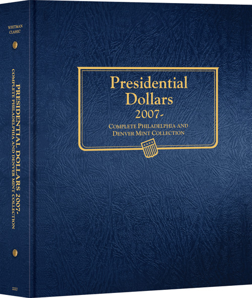 Whitman Classic® Coin Album  - U.S. Presidential Dollars: Starting 2007 (P & D Mints)