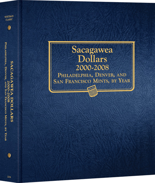 Whitman Classic® Coin Album  - Sacagawea Dollars: 2000-2008 (P, D, & S Mints)