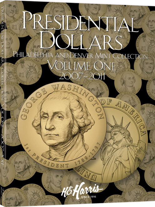 H.E. Harris® Coin Folder - U.S. Presidential Dollars Collection #1: 2007-2011