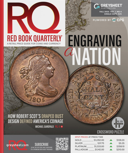 Red Book Quarterly Magazine for Retail Coin Values Vol. I, No. 4 - Fall 2025