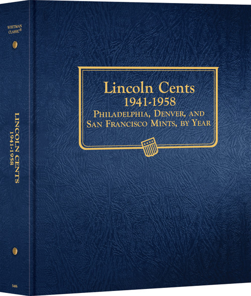 Whitman Classic® Coin Album - Lincoln Cents: 1941-1958 (P, D, & S mints)