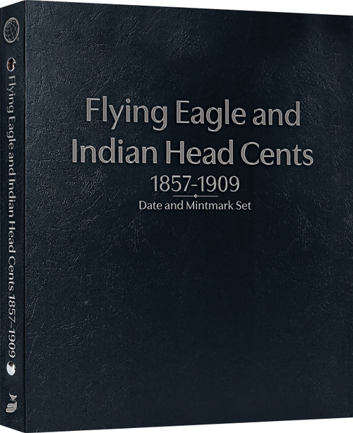 Whitman Prestige™ Coin Album - Flying Eagle & Indian Head Cents: 1857-1909 Date and Mintmark Set (Black)