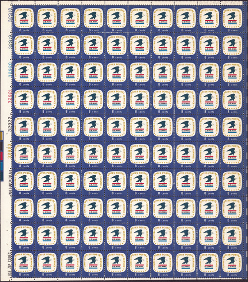1971 8¢ Postal Service Emblem Mint Sheet