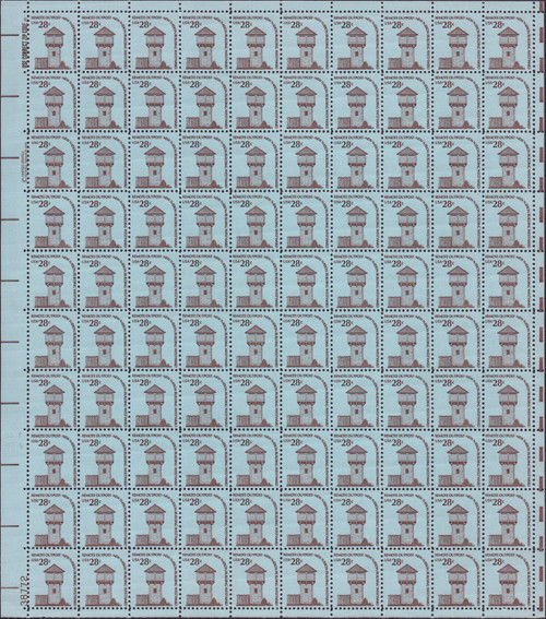 1978 28¢ Fort Nisqually Mint Sheet