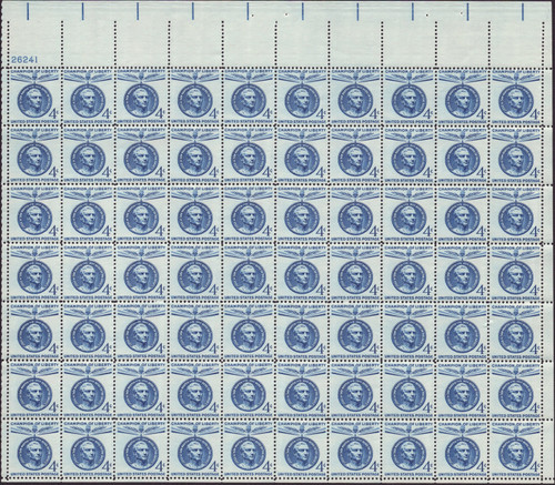 1959 4¢ José de San Martin Mint Sheet
