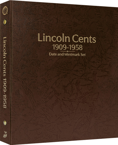 Whitman Prestige™ Coin Album - Lincoln Cents: 1909-1958 Date & Mintmark Set (Brown)