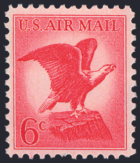 1963 6¢ Air Post - Bald Eagle Mint Single