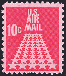 1968 10¢ Air Post - 50-Star Mint Single