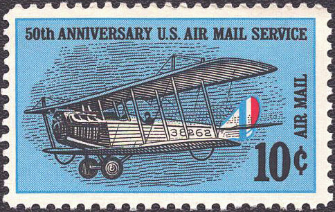 1968 10¢ Air Post - Air Mail Anniversary Mint Single