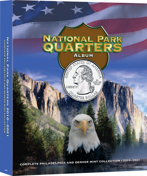Whitman Classic® Collector's Edition Coin Album - National Park Quarters: 2010-2021 (P & D Mints)