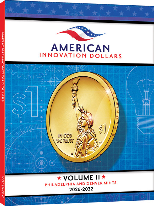 Official Whitman® Deluxe Edition Coin Folder - American Innovation Dollars Volume #2: 2026-2032