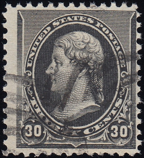 1890 30¢  Thomas Jefferson, Fine Used