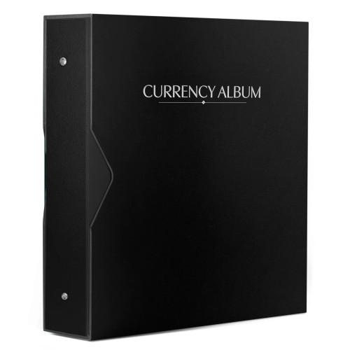 Whitman Premium™ Universal Currency Album - Black (Includes Starter Pages for U.S. Large-Size Notes)