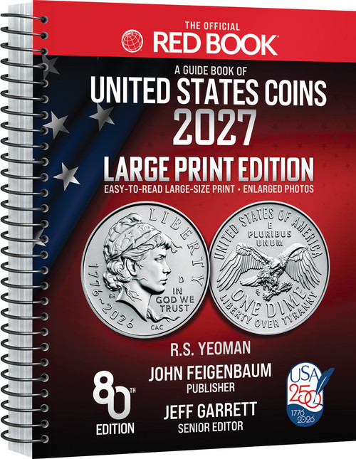 The Official Red Book®: A Guide Book of United States Coins, 2027 (Spiral Large Print)