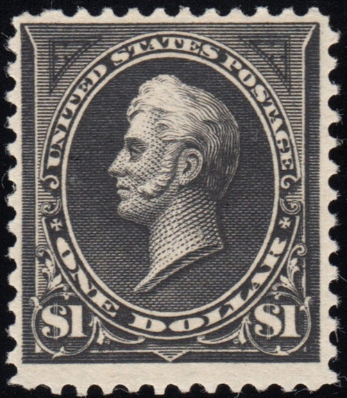1894 $1 Perry - Type I, Fine Original Gum, Certificate