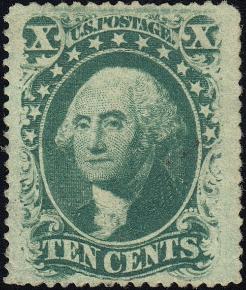 1859 10¢ Washington Type V, Fine Used