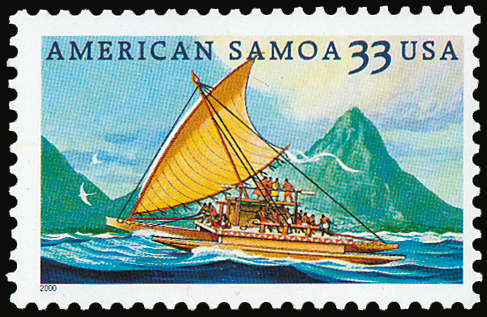 2000 33¢ American Samoa Mint Single