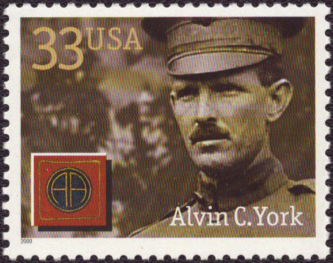 2000 33¢ Distinguished Soldiers - Sergeant Alvin C. York Mint Single