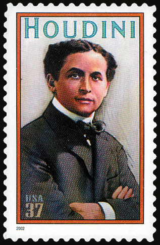 2002 37¢ Harry Houdini Self-Adhesive Mint Single