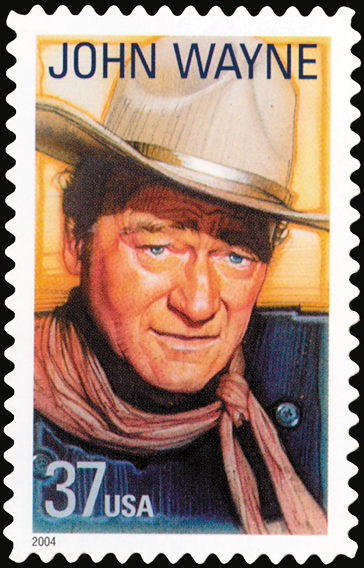 2004 37¢ Legends of Hollywood - John Wayne Mint Single