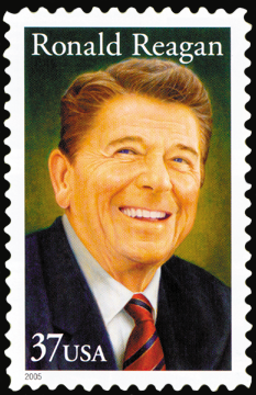 2005 37¢ Ronald Reagan Self-Adhesive Mint Single