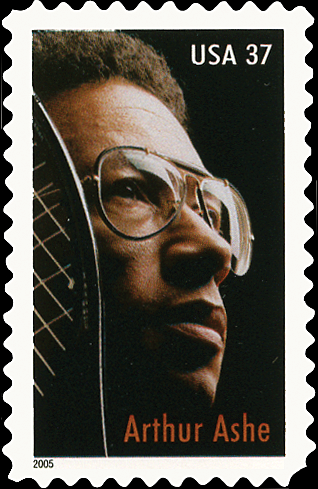 2005 37¢ Arthur Ashe, Tennis Player Self-Adhesive Mint Single