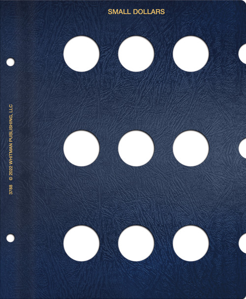 Whitman Classic® Coin Album Page – Small Dollars: Plain, No Dates