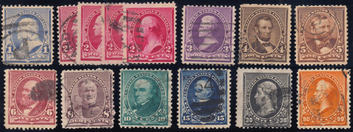 Classic Used Collectible U.S. Stamps: 1890 - 1910 | H.E. Harris