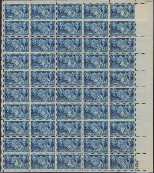 1942 5¢ China Resistance Mint Sheet