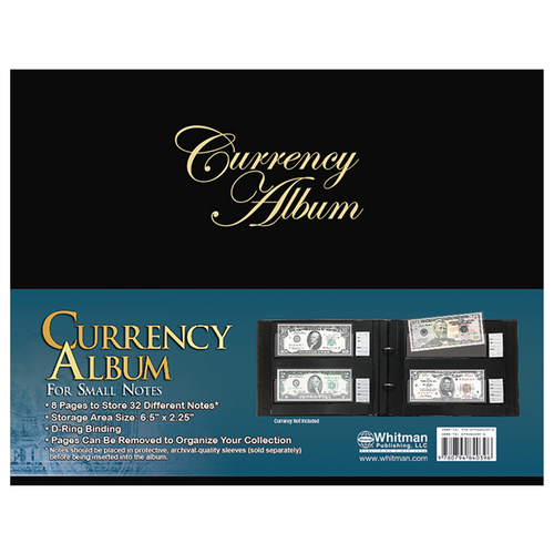 Currency Album for Small Notes