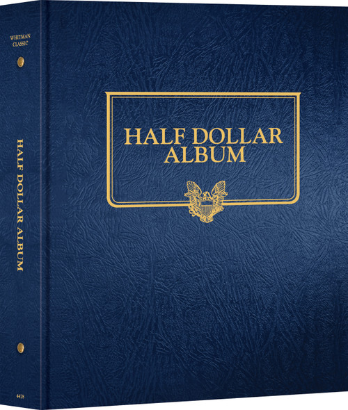 Whitman Classic® Coin Album – U.S. Half Dollars: Plain, No Dates (Includes Blank Pages)