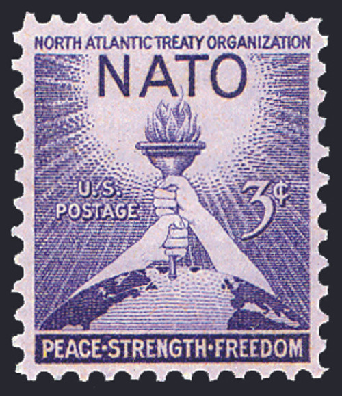 1952 3¢ NATO Mint Single