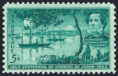1953 5¢ Opening of Japan Mint Single
