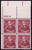 1960 4¢ Andrew Carnegie Plate Block