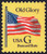 1994 20¢ "G" Old Glory Postcard Rate (BEP, Black "G") Mint Single