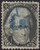 1868 2¢ Black Jack F Grill,  VF Used Blue Cancel 1868 2¢ Black Jack F Grill,  VF Used Blue Cancel