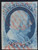 1852 1¢ Franklin Blue, VF/XF Used, Red Cancel, Cert