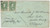 Confederate States #1, Pair Used on Cover Addressed to Texas