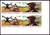 2010 44¢ Negro Leagues Baseball - 2 Varieties, Attached Plate Block